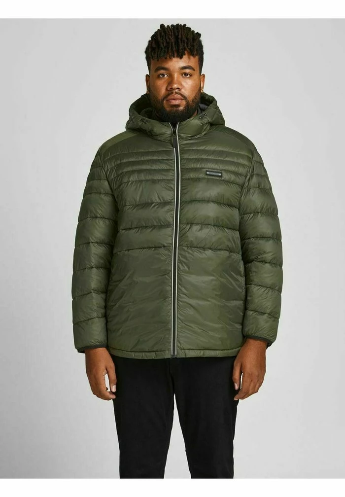 Jack & Jones JJEACE PUFFER HOOD - Light Jacket - Forest Night 1 Jack & Jones JJEACE PUFFER HOOD - Light Jacket - Forest Night