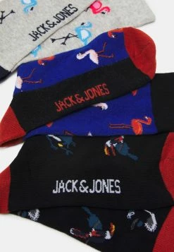 Alternative view of Jack & Jones JACSUMMER FLAMINGO SOCK 5 PACK - Socks - Light Grey Melange/navy Blazer