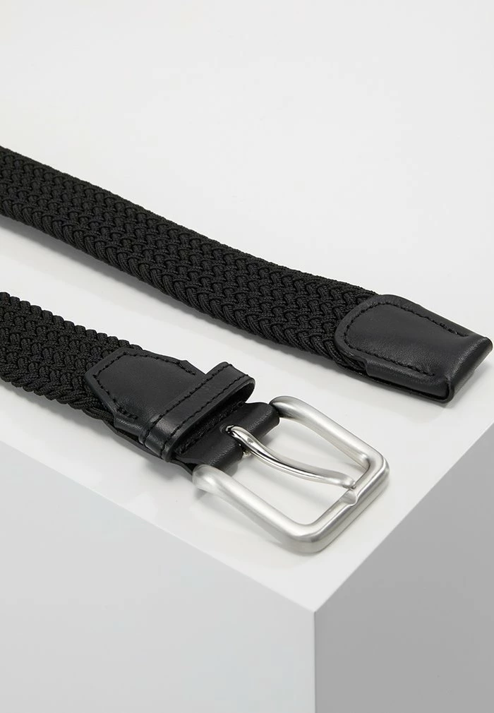 Jack & Jones JACSPRING BELT - Braided Belt - Black 3 Jack & Jones JACSPRING BELT - Braided Belt - Black - Image 3