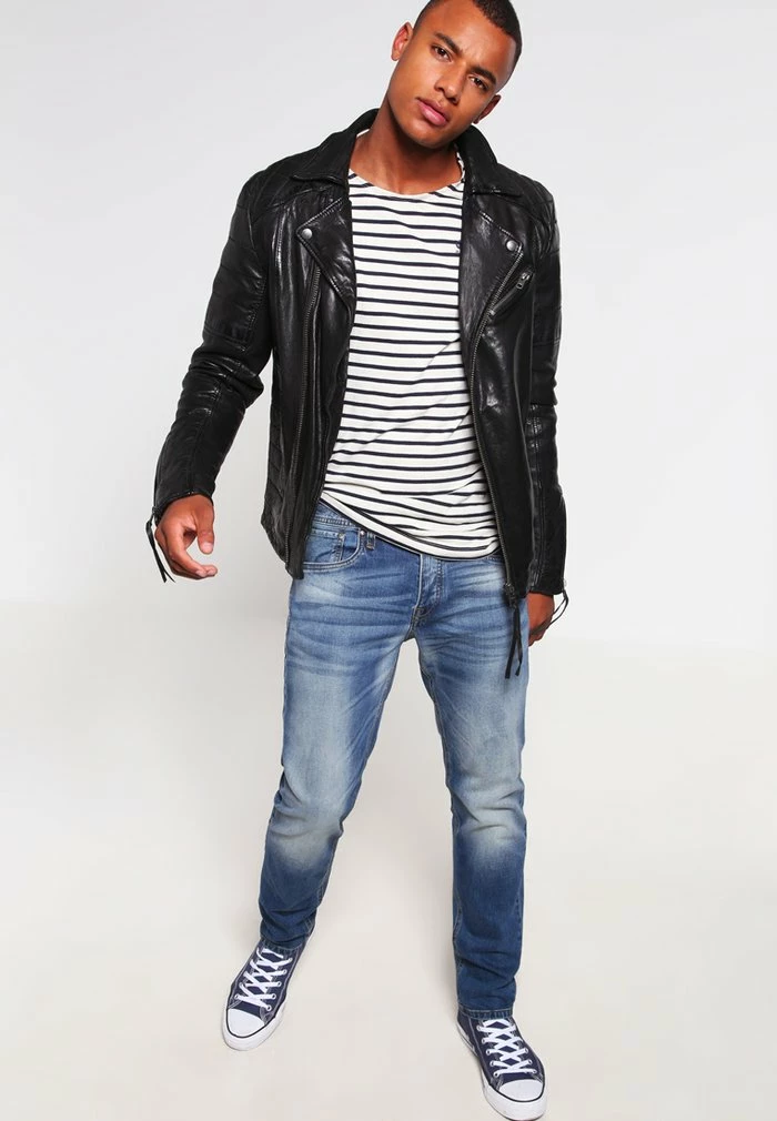 Jack & Jones Straight Leg Jeans - Blue Denim 2 Jack & Jones Straight Leg Jeans - Blue Denim - Image 2