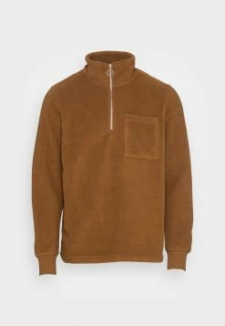 Jack & Jones JORPARTICLE HALF ZIP HIGH NECK - Fleece Jumper - Rubber -Jack & Jones Shop 5fc0dc4a280d458caa0144451df43a74