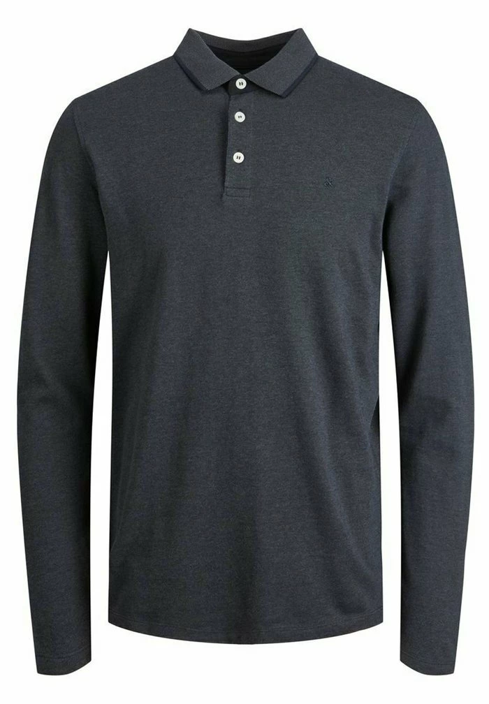 Jack & Jones JJEPAULOS - Polo Shirt - Dark Grey Melange 7 Jack & Jones JJEPAULOS - Polo Shirt - Dark Grey Melange - Image 7