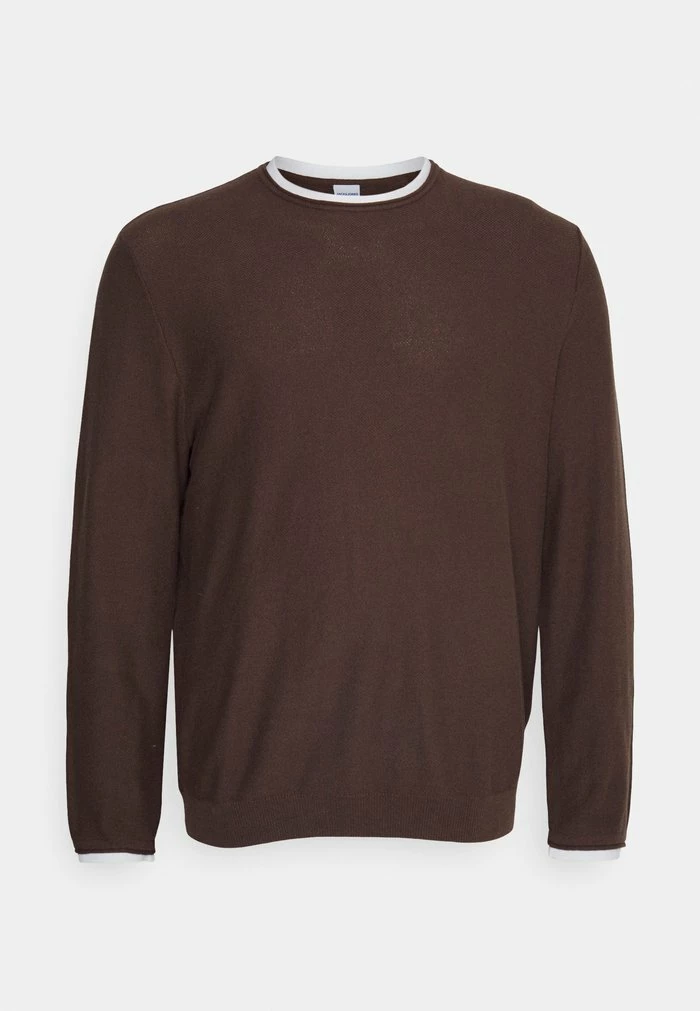 Jack & Jones JORTWINN CREW NECK - Jumper - Seal Brown 4 Jack & Jones JORTWINN CREW NECK - Jumper - Seal Brown - Image 4