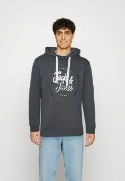 Jack & Jones JJSTAMP HOOD - Sweatshirt - Ombre Blue