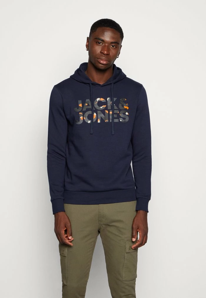Jack & Jones RAMP - Hoodie - Dark Blue 1 Jack & Jones RAMP - Hoodie - Dark Blue