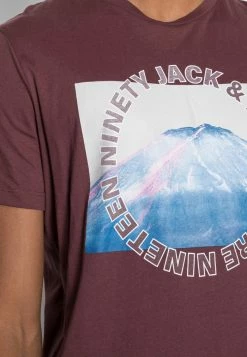 Jack & Jones JCOBOOSTER TEE CREW NECK - Print T-shirt - Catawba Grape -Jack & Jones Shop 6102c65df20c4879890e2c23ee97b2a4
