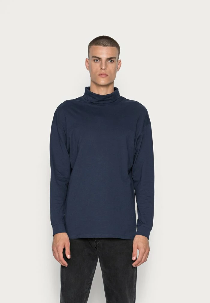 Jack & Jones JORBRINK ROLL NECK - Long Sleeved Top - Navy Blazer 1 Jack & Jones JORBRINK ROLL NECK - Long Sleeved Top - Navy Blazer