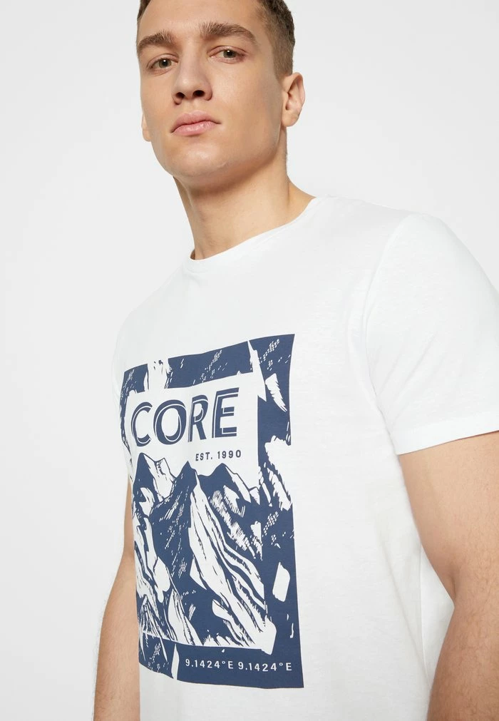 Jack & Jones JCOBOOSTER TEE CREW NECK - Print T-shirt - White 7 Jack & Jones JCOBOOSTER TEE CREW NECK - Print T-shirt - White - Image 7