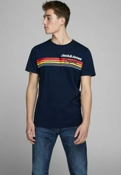 Jack & Jones JORVENTURE - Print T-shirt - Navy Blazer