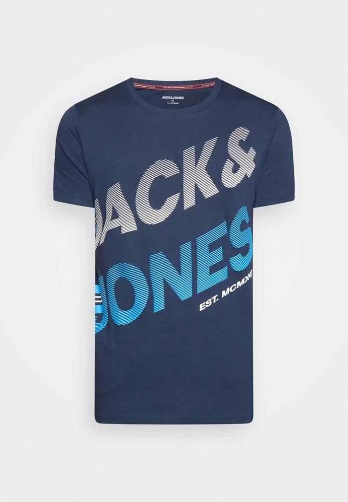 Jack & Jones JJFORMATION TEE CREW NECK - Print T-shirt - Navy Blazer 5 Jack & Jones JJFORMATION TEE CREW NECK - Print T-shirt - Navy Blazer - Image 5