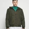 Jack & Jones JJFLYNN HODDED BOMBER - Light Jacket - Forest Night