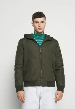 Jack & Jones JJFLYNN HODDED BOMBER - Light Jacket - Forest Night