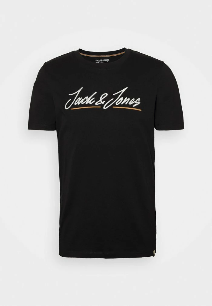 Jack & Jones JORTONS UPSCALE TEE CREW NECK - Print T-shirt - Black 1 Jack & Jones JORTONS UPSCALE TEE CREW NECK - Print T-shirt - Black