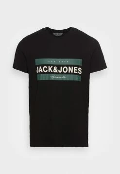 Jack & Jones JORFRIDAY TEE CREW NECK - Print T-shirt - Black
