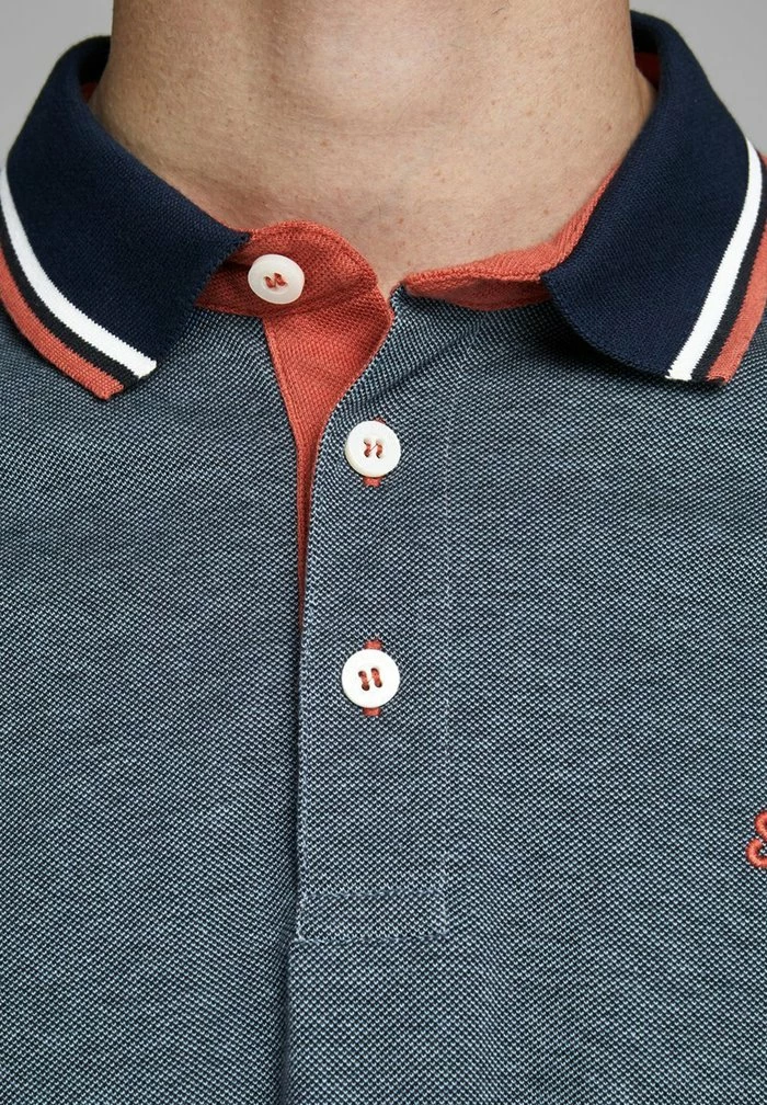 Jack & Jones JJEPAULOS - Polo Shirt - Denim Blue 5 Jack & Jones JJEPAULOS - Polo Shirt - Denim Blue - Image 5