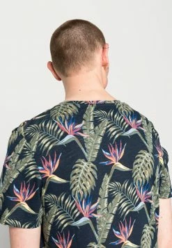 Jack & Jones JJCOASTAL CREW NECK - Print T-shirt - Navy Blazer -Jack & Jones Shop 64d0de7f6f92435aa6fa40e6ef6ee1ea