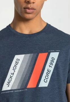 Jack & Jones JCOCONNOR CREW NECK - Print T-shirt - Navy/melange 9 Jack & Jones JCOCONNOR CREW NECK - Print T-shirt - Navy/melange -Jack & Jones Shop 64d0fedf60654e61bbb056003278d138