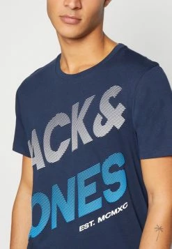 Jack & Jones JJFORMATION TEE CREW NECK - Print T-shirt - Navy Blazer 11 Jack & Jones JJFORMATION TEE CREW NECK - Print T-shirt - Navy Blazer -Jack & Jones Shop 64dbca7c00ee471ba0edd034518f8415