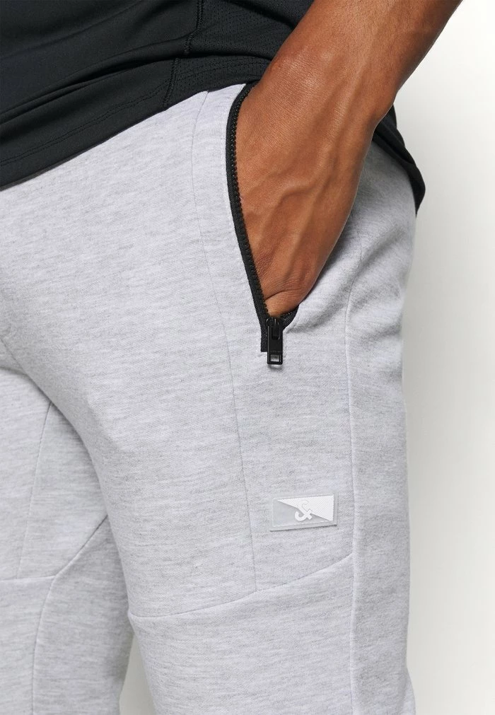 Jack & Jones JJIWILL JJAIR NOOS NB - Tracksuit Bottoms - Light Grey Melange 4 Jack & Jones JJIWILL JJAIR NOOS NB - Tracksuit Bottoms - Light Grey Melange - Image 4