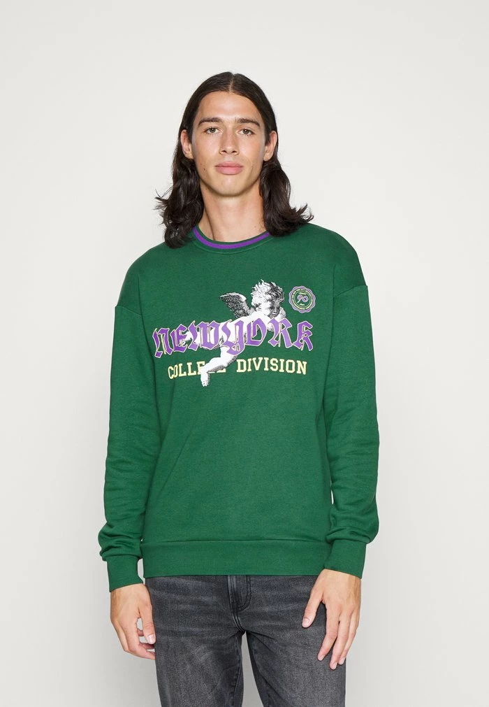 Jack & Jones JORCOLLEGE CREW NECK - Sweatshirt - Eden 1 Jack & Jones JORCOLLEGE CREW NECK - Sweatshirt - Eden