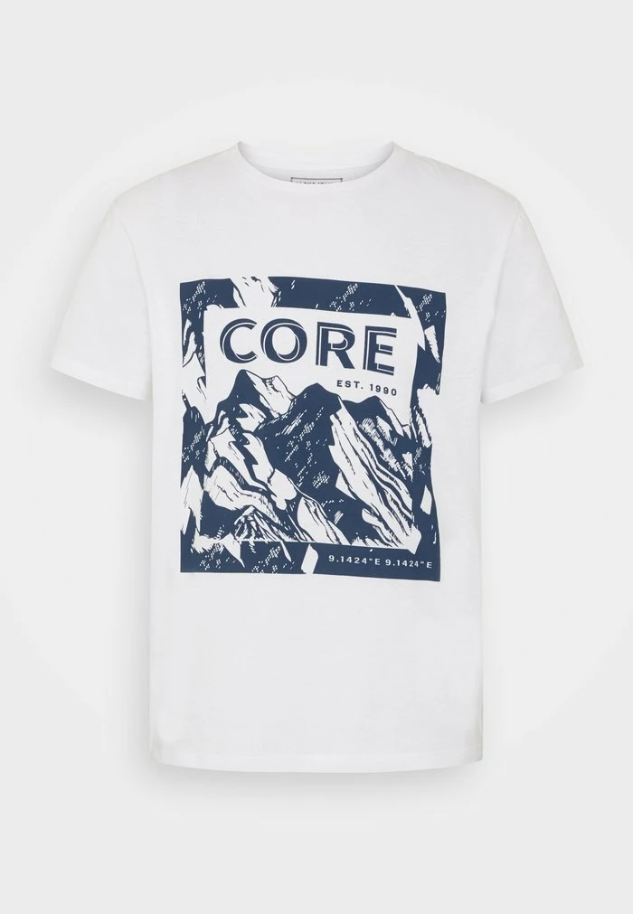 Jack & Jones JCOBOOSTER TEE CREW NECK - Print T-shirt - White 6 Jack & Jones JCOBOOSTER TEE CREW NECK - Print T-shirt - White - Image 6