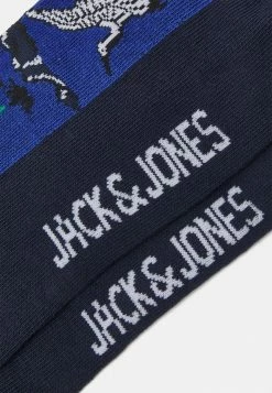 Jack & Jones JACANIMAL SOCKS 5 PACK - Socks - Dark Blue -Jack & Jones Shop 65cc5f62fc6d44a9bb8bc008f213bcea