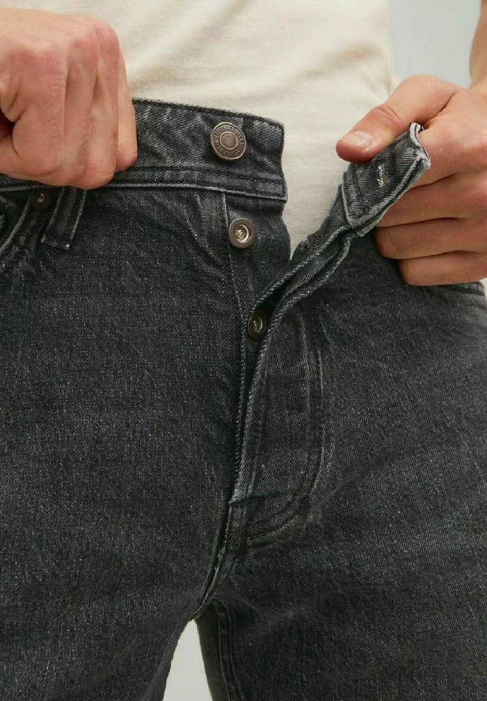 Jack & Jones TIM ORIGINAL - Slim Fit Jeans - Black Denim 4 Jack & Jones TIM ORIGINAL - Slim Fit Jeans - Black Denim - Image 4