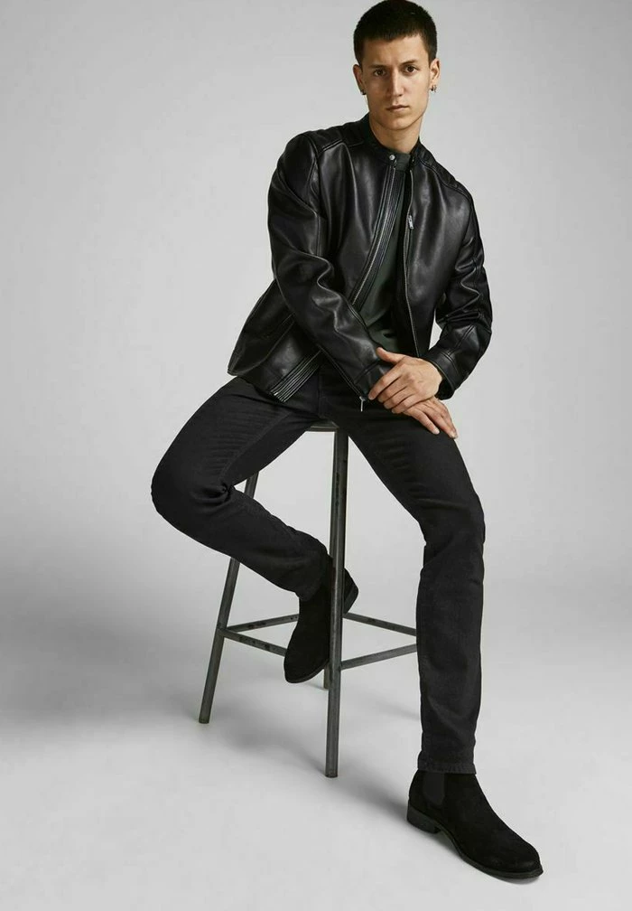 Jack & Jones Slim Fit Jeans - Black Denim 5 Jack & Jones Slim Fit Jeans - Black Denim - Image 5