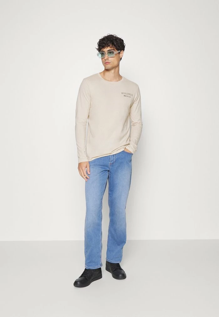 Jack & Jones JCOONOM - Long Sleeved Top - Moonbeam 2 Jack & Jones JCOONOM - Long Sleeved Top - Moonbeam - Image 2