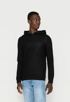 Jack & Jones JJBILLY HOOD - Jumper - Black