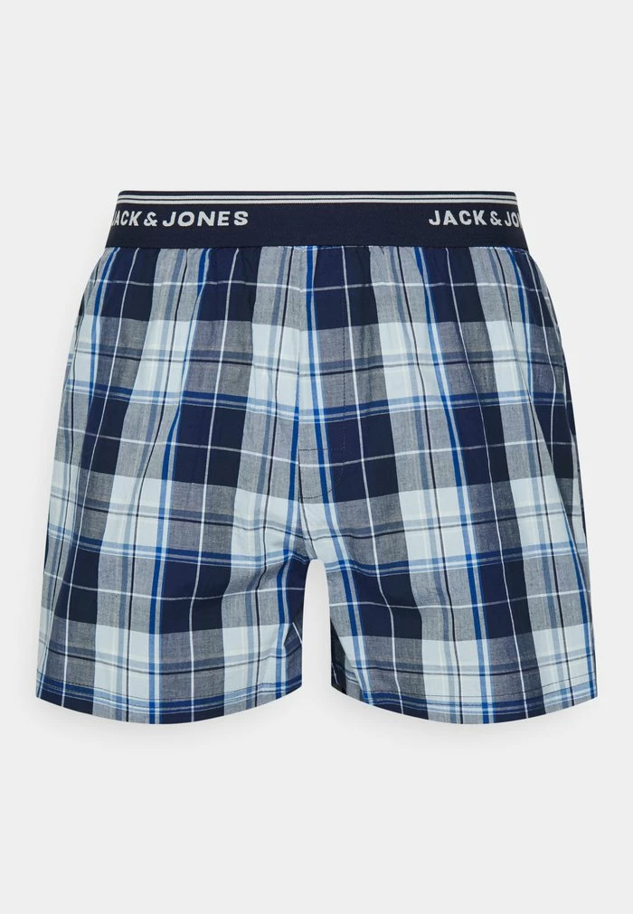 Jack & Jones JACBRENT CHECK 5 PACK - Boxer Shorts - Navy Blazer 2 Jack & Jones JACBRENT CHECK 5 PACK - Boxer Shorts - Navy Blazer - Image 2