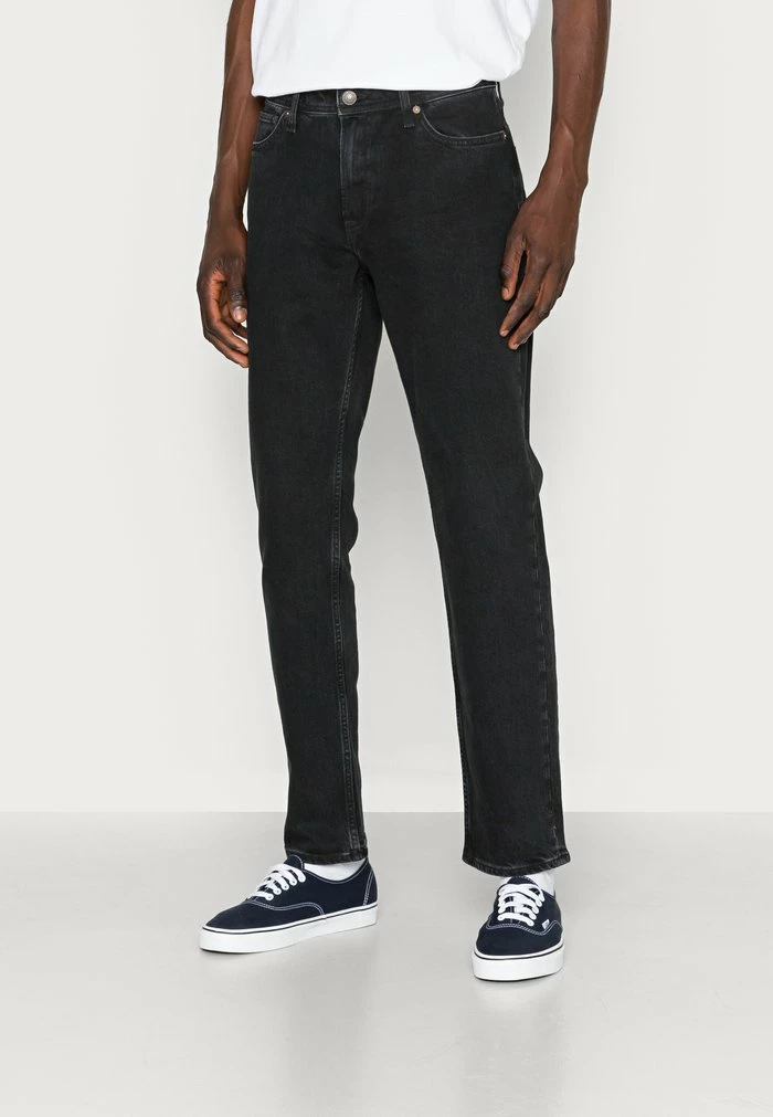 Jack & Jones Straight Leg Jeans - Black Denim 1 Jack & Jones Straight Leg Jeans - Black Denim
