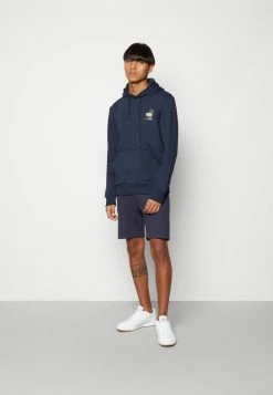 Jack & Jones JJLOCK HOOD 2 PACK - Sweatshirt - Navy Blazer/mottled Light Grey