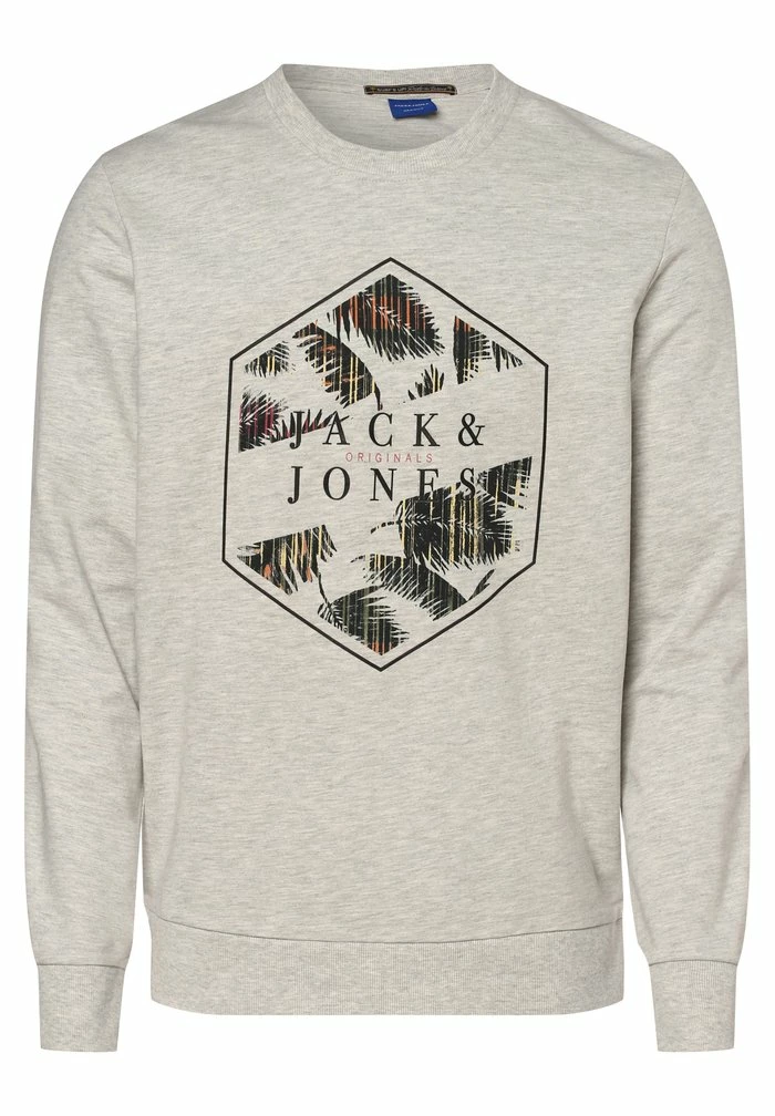 Jack & Jones JORHAZYS - Sweatshirt - Hellgrau 1 Jack & Jones JORHAZYS - Sweatshirt - Hellgrau