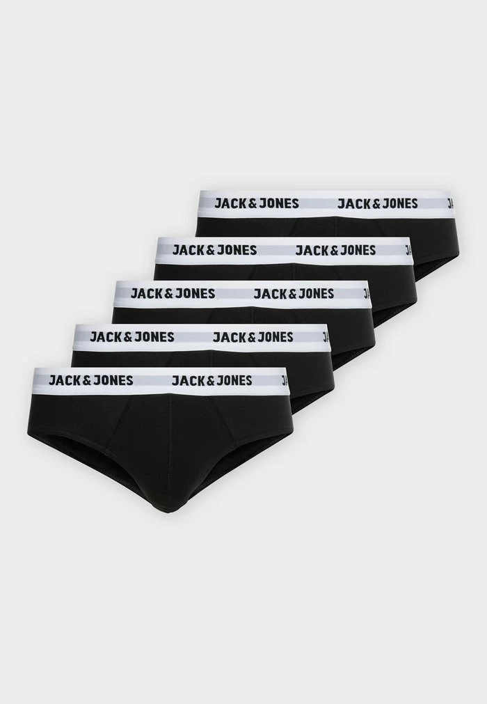 Jack & Jones JACSOLID BRIEFS 5 PACK - Briefs - Black 1 Jack & Jones JACSOLID BRIEFS 5 PACK - Briefs - Black