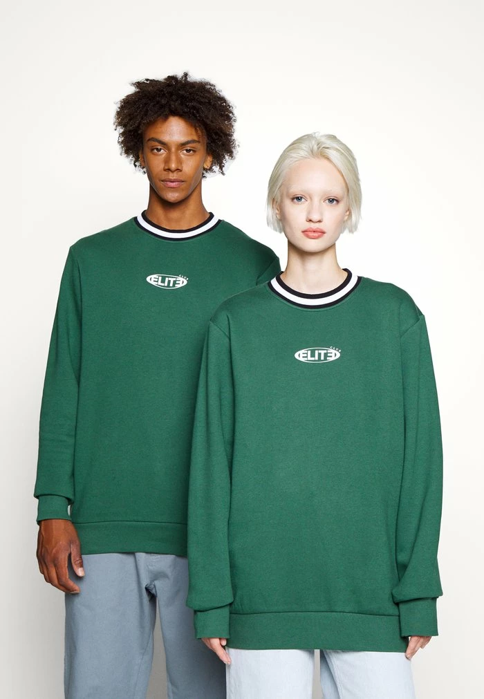 Jack & Jones JORELITE CREW NECK UNISEX - Sweatshirt - Dark Green 1 Jack & Jones JORELITE CREW NECK UNISEX - Sweatshirt - Dark Green