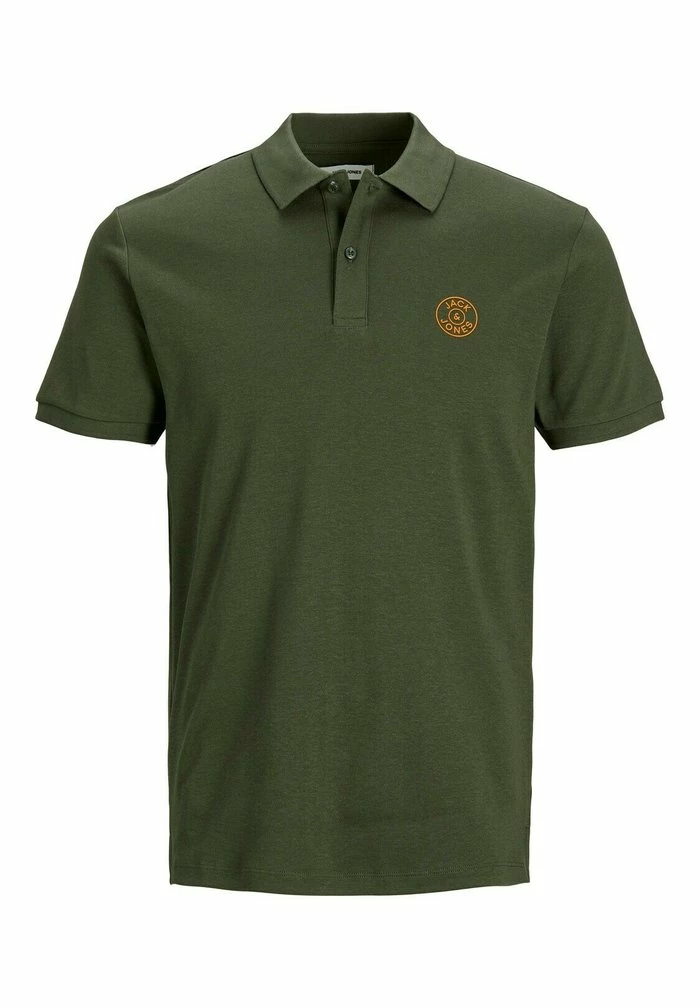 Jack & Jones Polo Shirt - Forest Night Hawaiian Sunset 1 Jack & Jones Polo Shirt - Forest Night Hawaiian Sunset