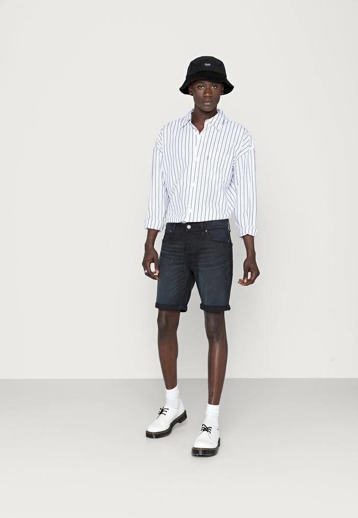 Jack & Jones JJIRICK JJORIGINAL - Denim Shorts - Black Denim 2 Jack & Jones JJIRICK JJORIGINAL - Denim Shorts - Black Denim - Image 2