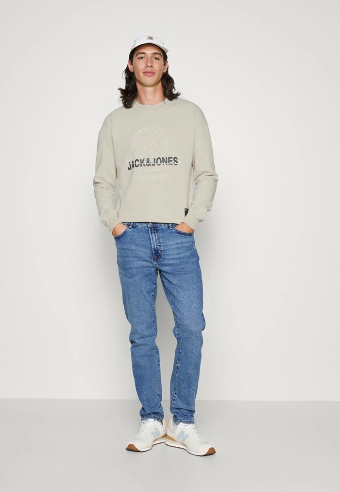 Jack & Jones JCOFUTURE CREW NECK - Sweatshirt - Moonbeam 2 Jack & Jones JCOFUTURE CREW NECK - Sweatshirt - Moonbeam - Image 2