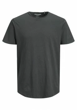 Jack & Jones JJEBASHER TEE - Basic T-shirt - Asphalt