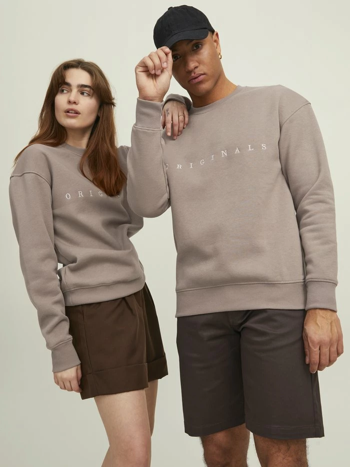 Jack & Jones JORCOPENHAGEN BIG CREW NECK NOOS - Sweatshirt - Brown 1 Jack & Jones JORCOPENHAGEN BIG CREW NECK NOOS - Sweatshirt - Brown