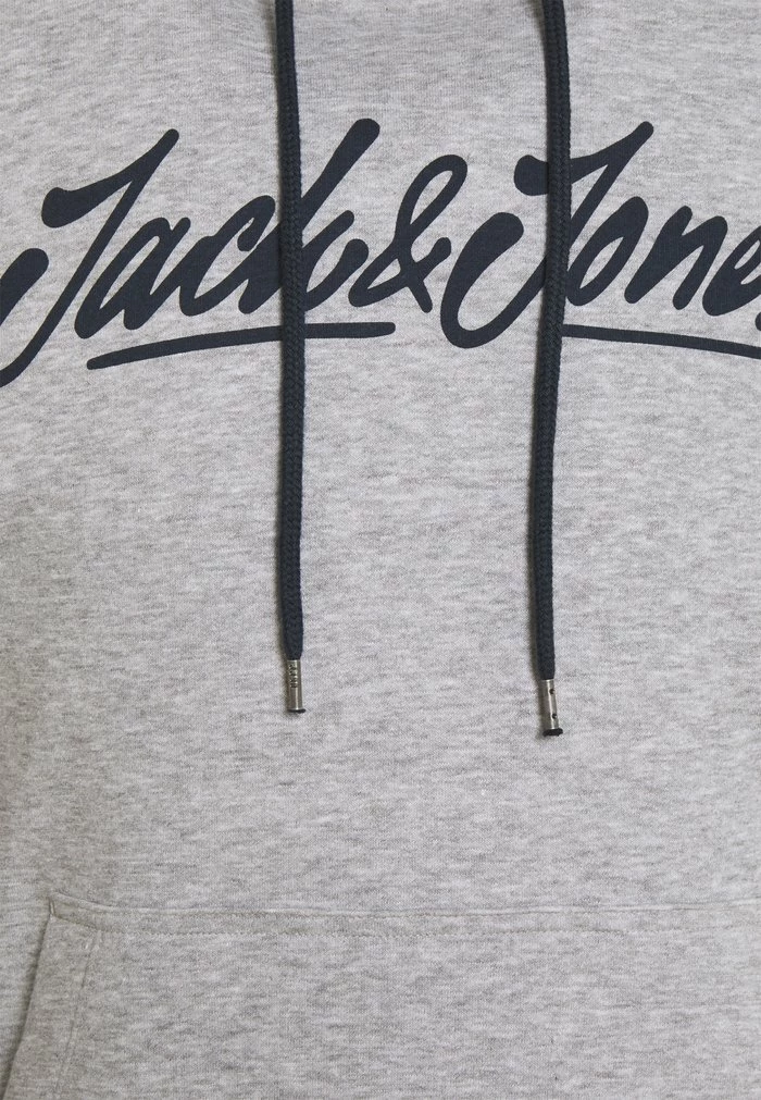 Jack & Jones LEGEND SWEAT HOOD - Hoodie - Light Grey Melange 3 Jack & Jones LEGEND SWEAT HOOD - Hoodie - Light Grey Melange - Image 3