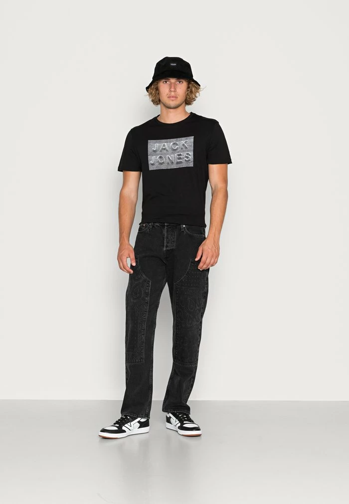 Jack & Jones JJIEDDIE JJCARPENTER - Relaxed Fit Jeans - Black 2 Jack & Jones JJIEDDIE JJCARPENTER - Relaxed Fit Jeans - Black - Image 2
