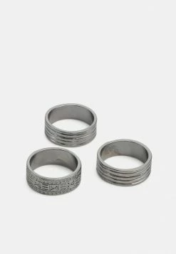 Jack & Jones JACTARANTO 3 PACK UNISEX - Ring - Black -Jack & Jones Shop 6bd280be00d24de7afb24aa238bdb99b