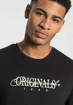 Jack & Jones JORBOOSTER TEE CREW NECK - Print T-shirt - Black -Jack & Jones Shop 6bf27268e2da493ba7554ca8c7863e1a