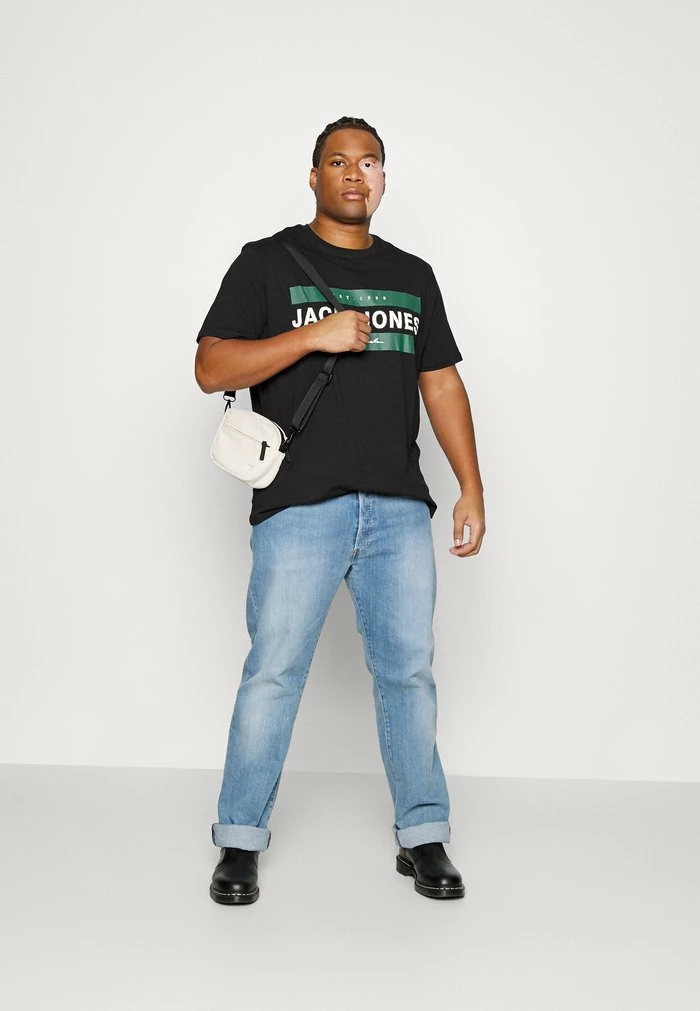 Jack & Jones JORFRIDAY TEE CREW NECK - Print T-shirt - Black 2 Jack & Jones JORFRIDAY TEE CREW NECK - Print T-shirt - Black - Image 2