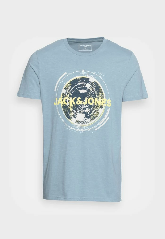 Jack & Jones JCOFILT TEE CREW NECK - Print T-shirt - Faded Denim 4 Jack & Jones JCOFILT TEE CREW NECK - Print T-shirt - Faded Denim - Image 4