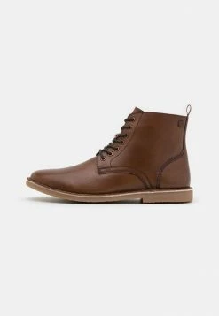 Alternative view of Jack & Jones JFWBRUCE - Lace-up Ankle Boots - Cognac