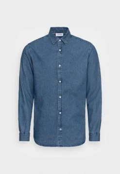 Jack & Jones JJPLAIN KANSAS SHIRT - Shirt - Medium Blue Denim