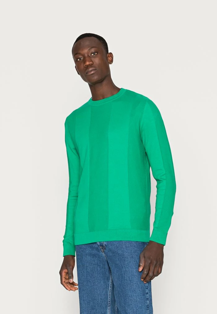 Jack & Jones JORINTER CREW NECK - Jumper - Lush Meadow 1 Jack & Jones JORINTER CREW NECK - Jumper - Lush Meadow